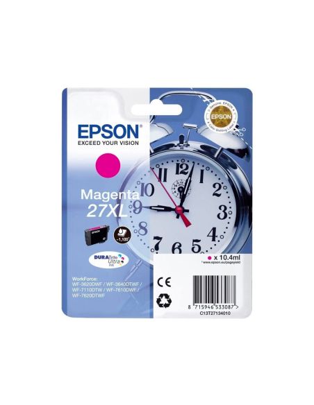 Ink-Jet Epson 27Xl T27134010 Wf-3620-40 / 7110 / 7610 / 7620 Magenta -1.100 Pag-