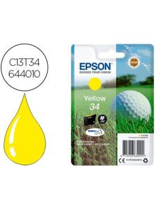 Ink-Jet Epson 34 Workforce Pro Wf-3720 / Wf-3720Dwf / Wf-3725Dwf Amarillo 300 Paginas