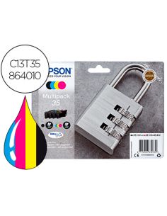 Ink-Jet Epson 35 T3586 Pro Wf-4720Dwf / 4725Dwf / 4730Dtwf / 4740Dtwf Multipack Negro Amarillo Cian Magenta