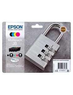 Ink-Jet Epson 35 T3586 Pro Wf-4720Dwf / 4725Dwf / 4730Dtwf / 4740Dtwf Multipack Negro Amarillo Cian Magenta 2