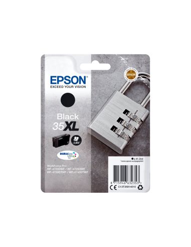 Ink-Jet Epson 35Xl T3591 Pro Wf-4720Dwf / 4725Dwf / 4730Dtwf / 4740Dtwf Negro Alta Capacidad 1900 Paginas