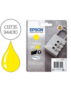 Ink-Jet Epson 35Xl T3594 Pro Wf-4720Dwf / 4725Dwf / 4730Dtwf / 4740Dtwf Amarillo Alta Capacidad 1900 Paginas