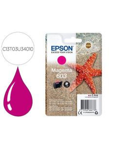 Ink-Jet Epson 603 Xp-2100 / 2105 / 3100 / 4100 / Wf-2810 / 2830 / 2835 / 2850 Magenta 130 Paginas