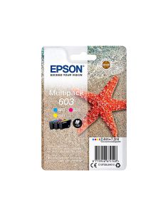 Ink-Jet Epson 603 Xp-2100 / 2105 / 3100 / 4100 / Wf-2810 / 2830 / 2835 / 2850 Multipack 3 Colores Amarillo 2