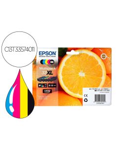 Ink-Jet Epson Expression Premium T3357 33Xl Xp-530 / Xp-630 / Xp-640 / Xp-830 / Xp-900 Multipack 5 Colores