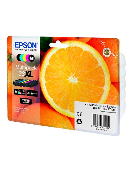 Ink-Jet Epson Expression Premium T3357 33Xl Xp-530 / Xp-630 / Xp-640 / Xp-830 / Xp-900 Multipack 5 Colores