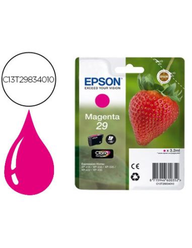 Ink-Jet Epson Home 29 T2983 Xp435/330/335/332/430/235/432 Magenta 175 Pag