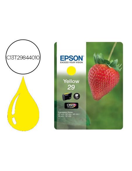 Ink-Jet Epson Home 29 T2984 Xp435/330/335/332/430/235/432 Amarillo 175 Pag