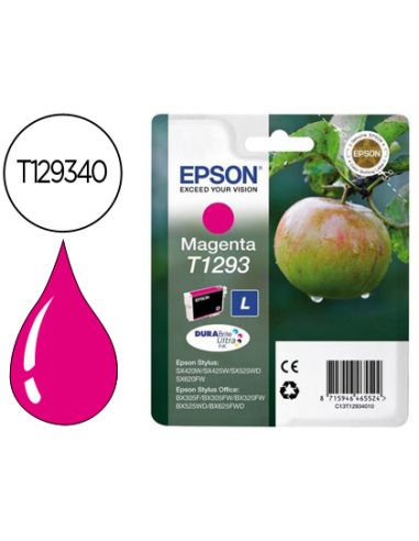 Ink-Jet Epson Stylus T1293 Magenta Sx420W / 425W / Office Bx305F / Bx320F -Alta Capacidad-