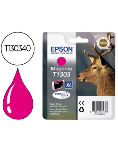Ink-Jet Epson Stylus T1303 Magenta Office Bx320F Extra Alta Capacidad