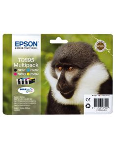 Ink-Jet Epson T0895 Multipack Stylus S21/ Sx100/Sx105/ Sx115/Sx215/Sx218/ Sx400/Sx40/ Sx415 Bx300 Negro 2
