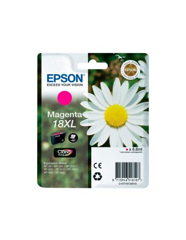 Ink-Jet Epson T18Xl Magenta Expression Home Xp-102 Xp-205 Xp-305 Xp-405 Capacidad 470 Pag