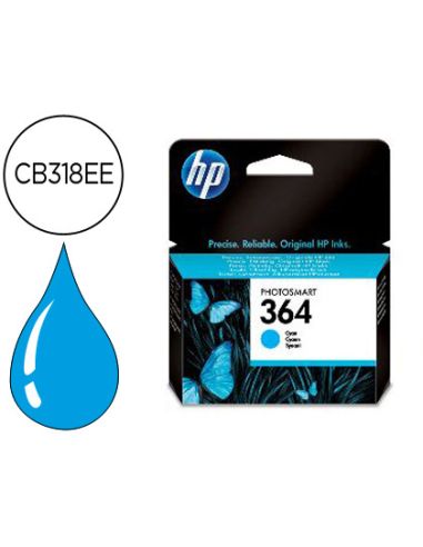 Ink-Jet Hp 364 Cian Photosmart Premium - C309A / Series C5300 / C6300 / B8500 / D5400 -300Pag