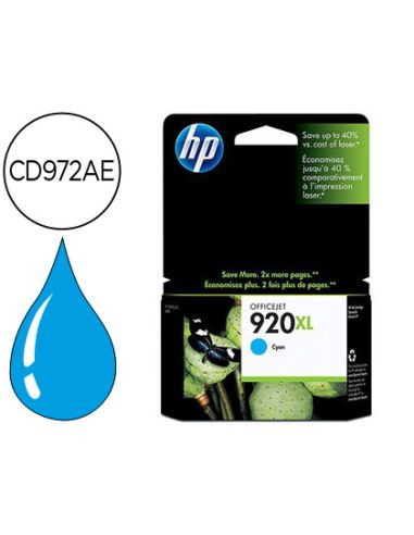 Ink-Jet Hp 920Xl Cian 700Pag Officejet/920/6500