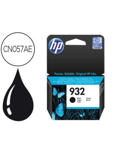Ink-Jet Hp 932 Negro 825 Pag Officejet 6100/ 6600/ 6700