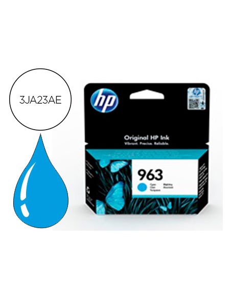 Ink-Jet Hp 963 Officejet Pro 9010 / 9020 / 9022 / 9023 / 9025 Cian 700 Paginas