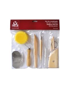 Instrumentos De Modelar Arcilla Sio-2 Set De 8 Piezas