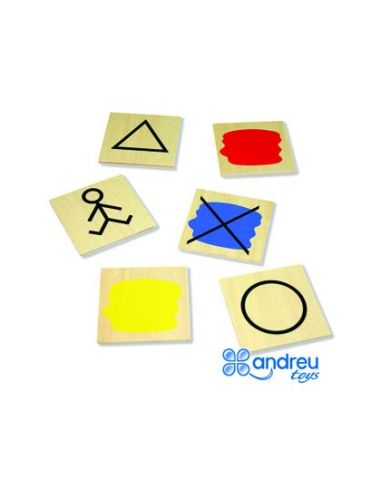 Juego Andreutoys Bloques Logicos Atributos 20 Piezas 27X10X5 Cm|Libreriasalesiana