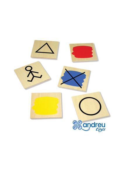 Juego Andreutoys Bloques Logicos Atributos 20 Piezas 27X10X5 Cm|Libreriasalesiana
