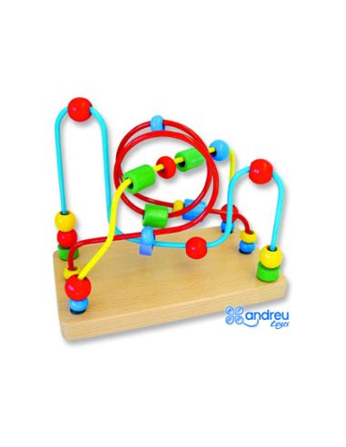 Juego Andreutoys Laberinto Manipulacion Para Psicomotrocidad Fina 23X19X13 Cm