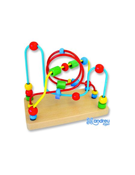 Juego Andreutoys Laberinto Manipulacion Para Psicomotrocidad Fina 23X19X13 Cm