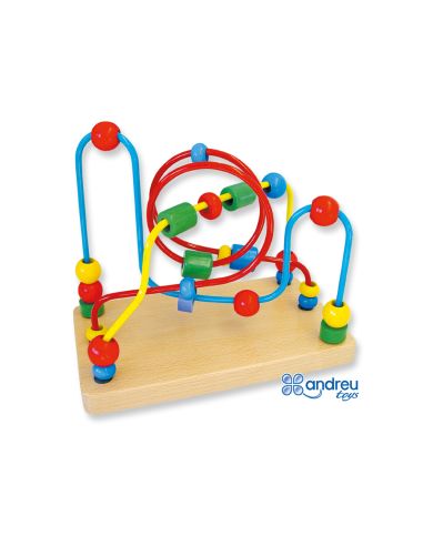 Juego Andreutoys Laberinto Manipulacion Para Psicomotrocidad Fina 23X19X13 Cm