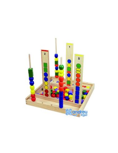 Juego Andreutoys Manipulacion Percepcion Visual 92 Piezas 34X33X4,5 Cm|Libreriasalesiana