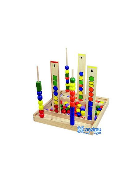 Juego Andreutoys Manipulacion Percepcion Visual 92 Piezas 34X33X4,5 Cm|Libreriasalesiana
