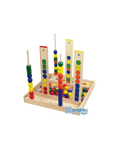 Juego Andreutoys Manipulacion Percepcion Visual 92 Piezas 34X33X4,5 Cm|Libreriasalesiana