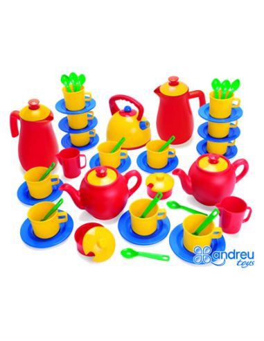 Juego Dantoy Vajilla 12 Servicios 82 Piezas 29X38X9 Cm