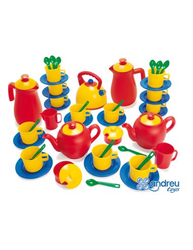 Juego Dantoy Vajilla 12 Servicios 82 Piezas 29X38X9 Cm