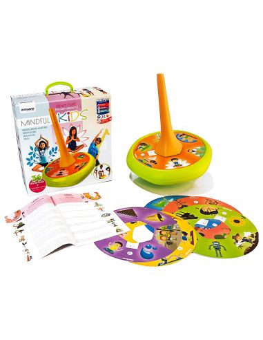 Juego Didactico Miniland Mindfulnes Con Peonza Gigante Y Guia De Ejercicios