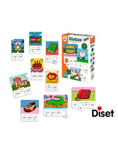 Juego Diset Didactico Las Silabas