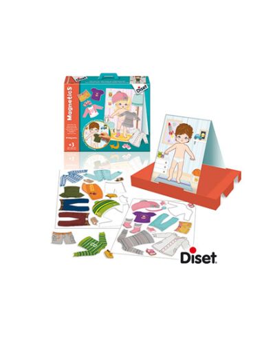 Juego Diset Didactico Magnetico Vestir Niño-Niña