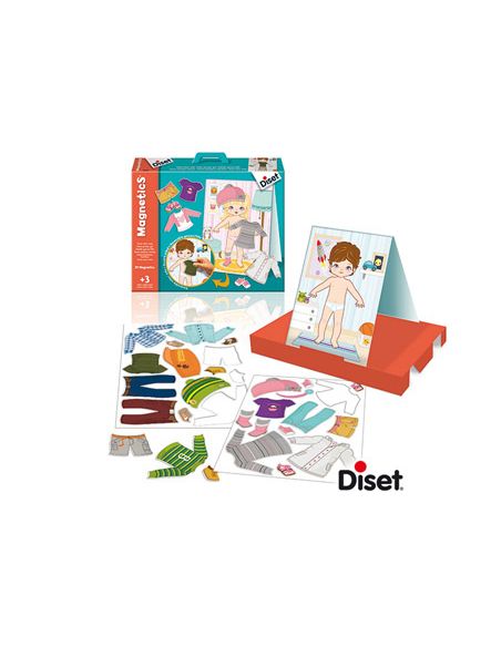Juego Diset Didactico Magnetico Vestir Niño-Niña