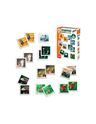 Juego Diset Didactico Memo Photo Animals