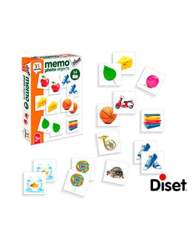 Juego Diset Didactico Memo Photo Objetcs