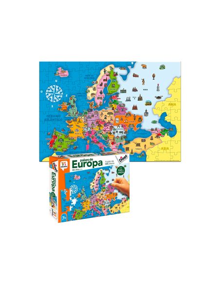 Juego Diset Didactico Paises De Europa