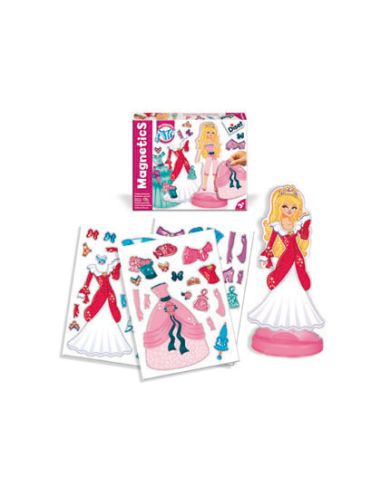 Juego Diset Magnetico Vestidos De Princesas