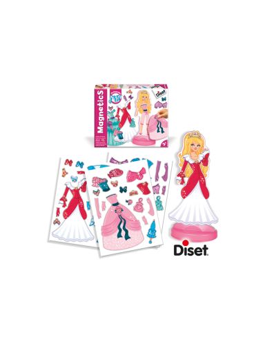 Juego Diset Magnetico Vestidos De Princesas