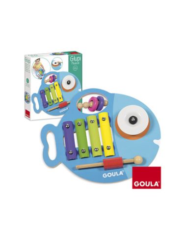 Juego Goula Didactico Glupy Musical 3 En 1
