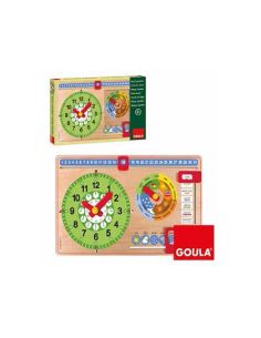 Juego Goula Didactico Reloj Calendario Castellano