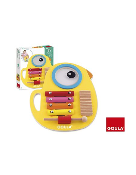 Juego Goula Didactico Tiki Musical 3 En 1