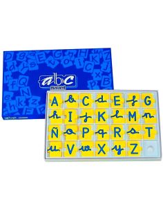 Juego Miniland Abecedario Mayusculas Y Minusculas 168 Piezas 2