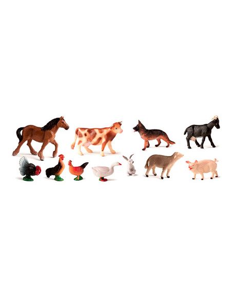 Juego Miniland Animales Granja 11 Figuras