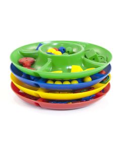 Juego Miniland Bandeja Clasificacion 5 Compartimentos 26 Cm Diametro Set De 4 Bandejas
