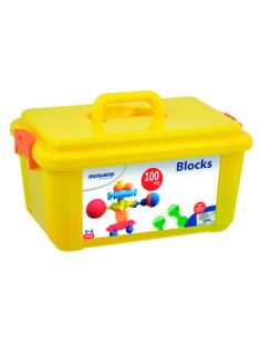 Juego Miniland Interstar Blocks 100 Piezas