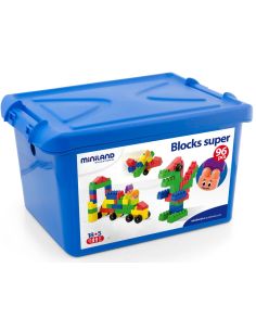 Juego Miniland Super Blocks 96 Piezas 2