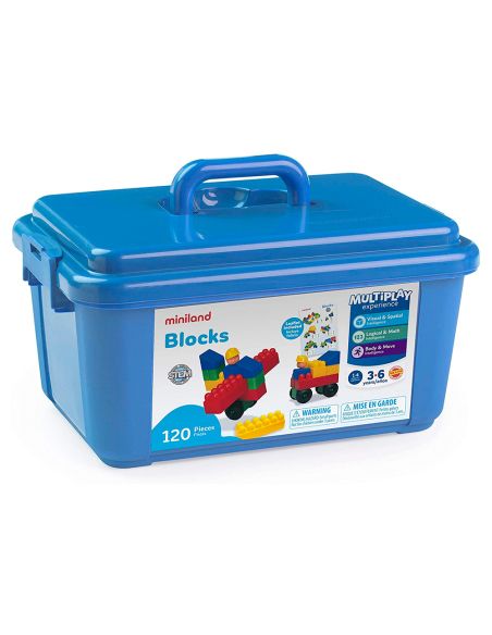 Juego Miniland Super Kim Bloc 120 Piezas
