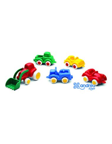 Juego Vikingtoys Mini Vehiculos Polipropileno 7 Cm Caja De 30 Unidades Surtidos